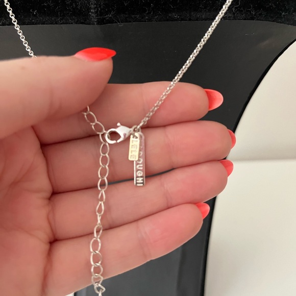 Lele Sadoughi Silver plated circle necklace - Picture 5 of 5